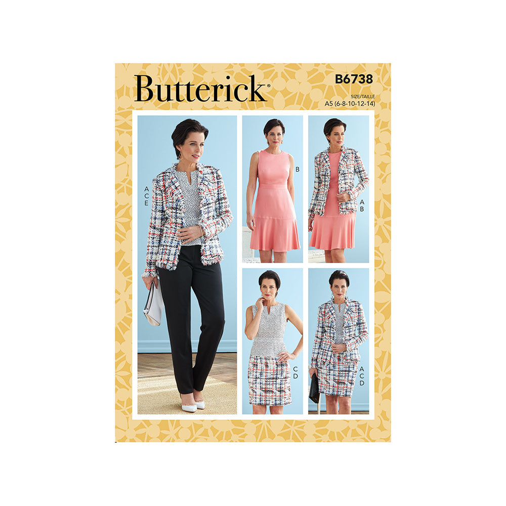 BUTTERICK B6738 Misses Sportswear