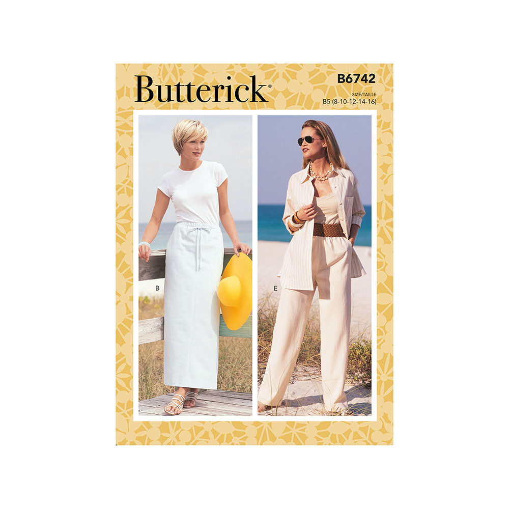 BUTTERICK B6742 Misses Skirt / Pants