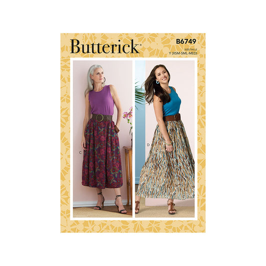 BUTTERICK B6749 Misses Skirt / Pants
