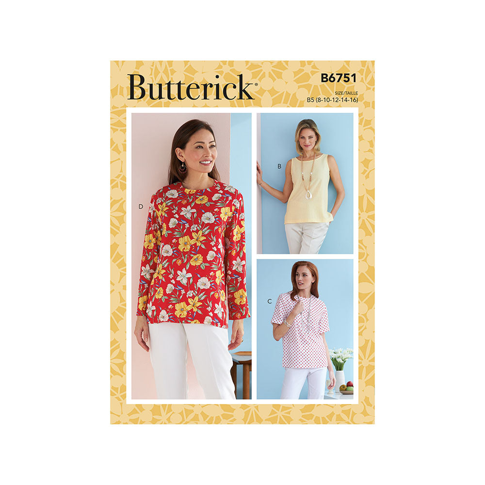 BUTTERICK B6751 Misses Top / Vest