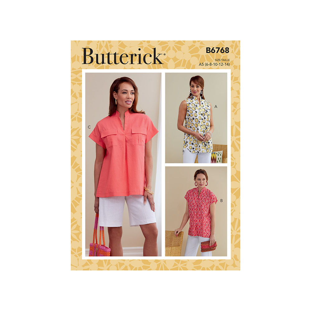 BUTTERICK B6768 Misses Top