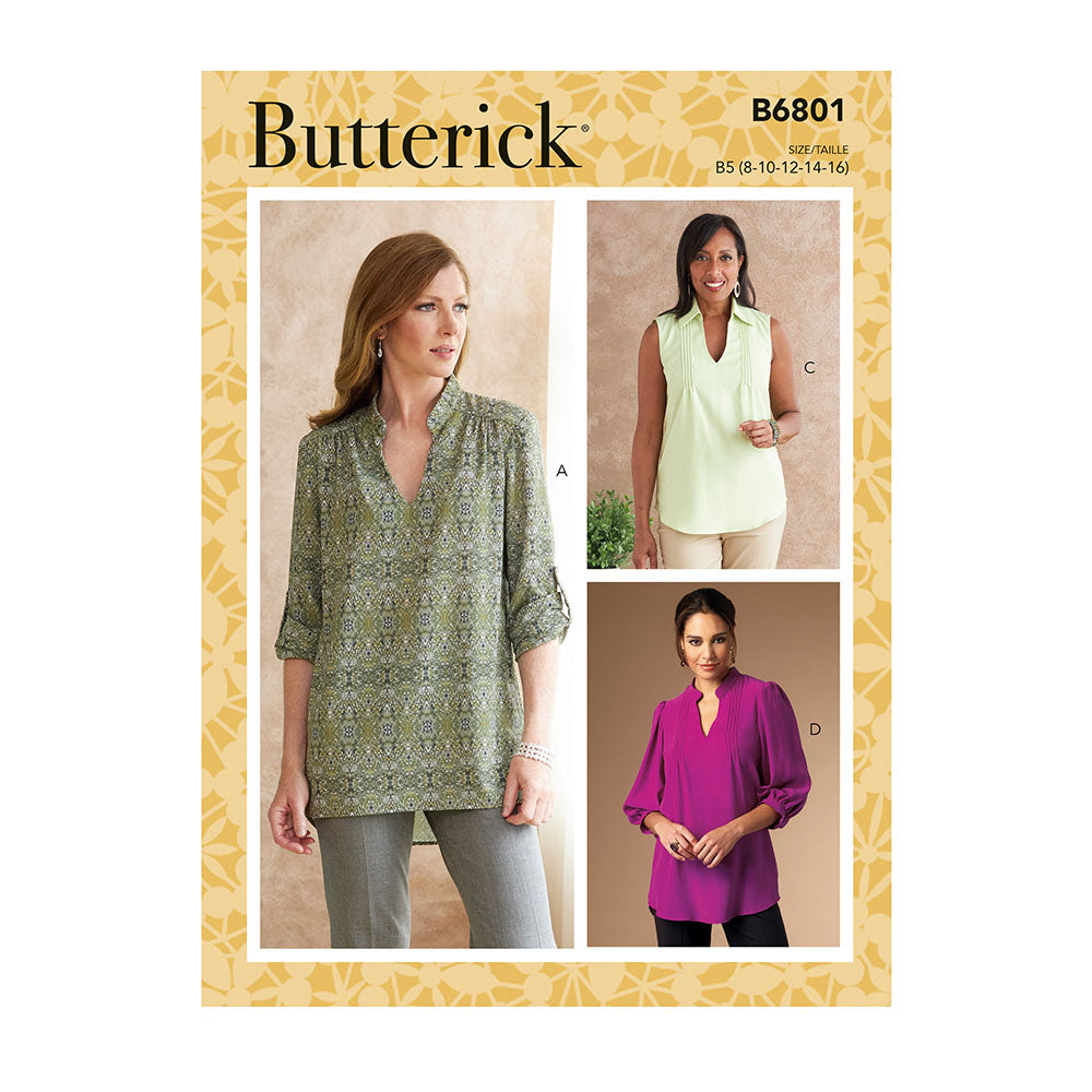 BUTTERICK B6801 Misses & Womens Top