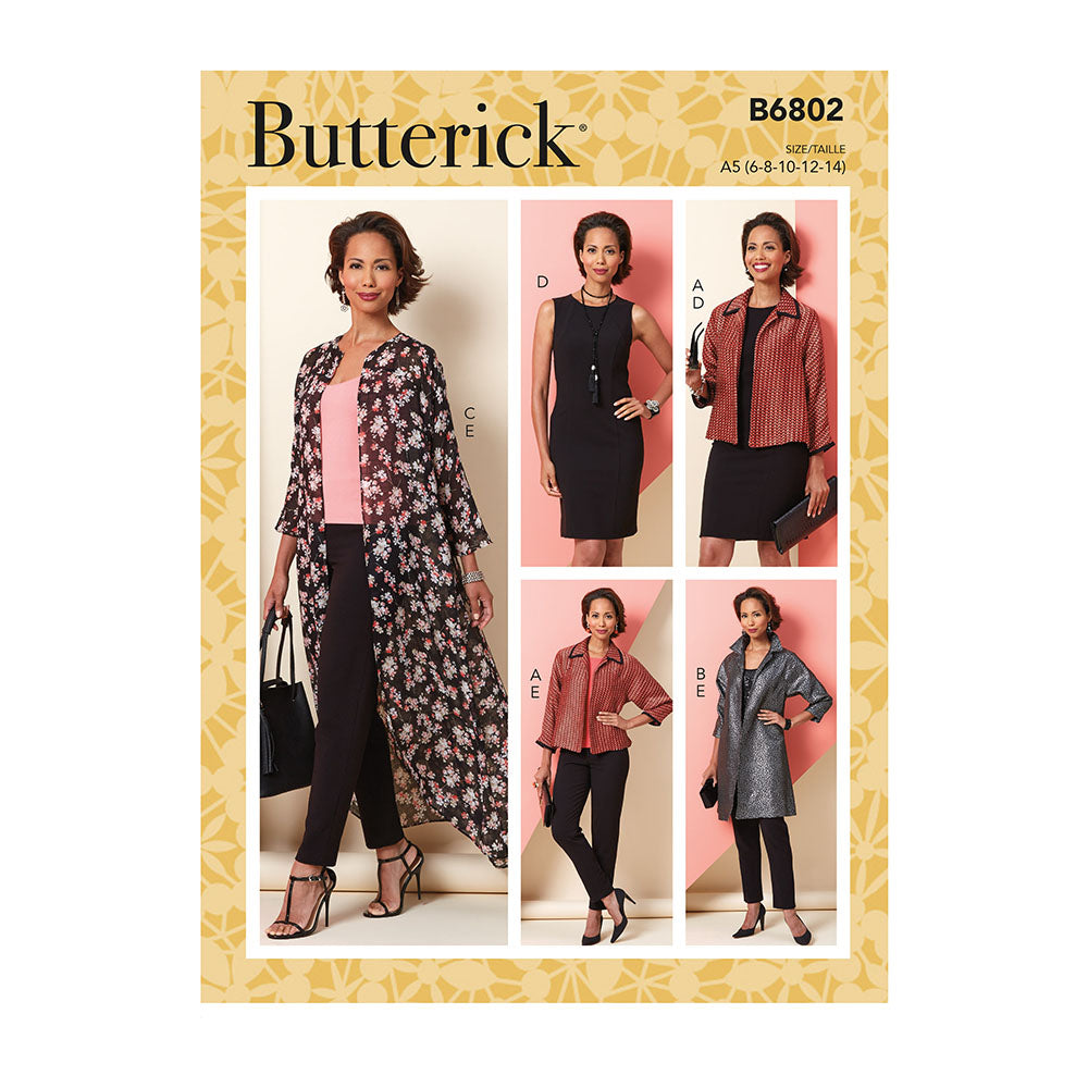 BUTTERICK B6802 Misses Sportswear