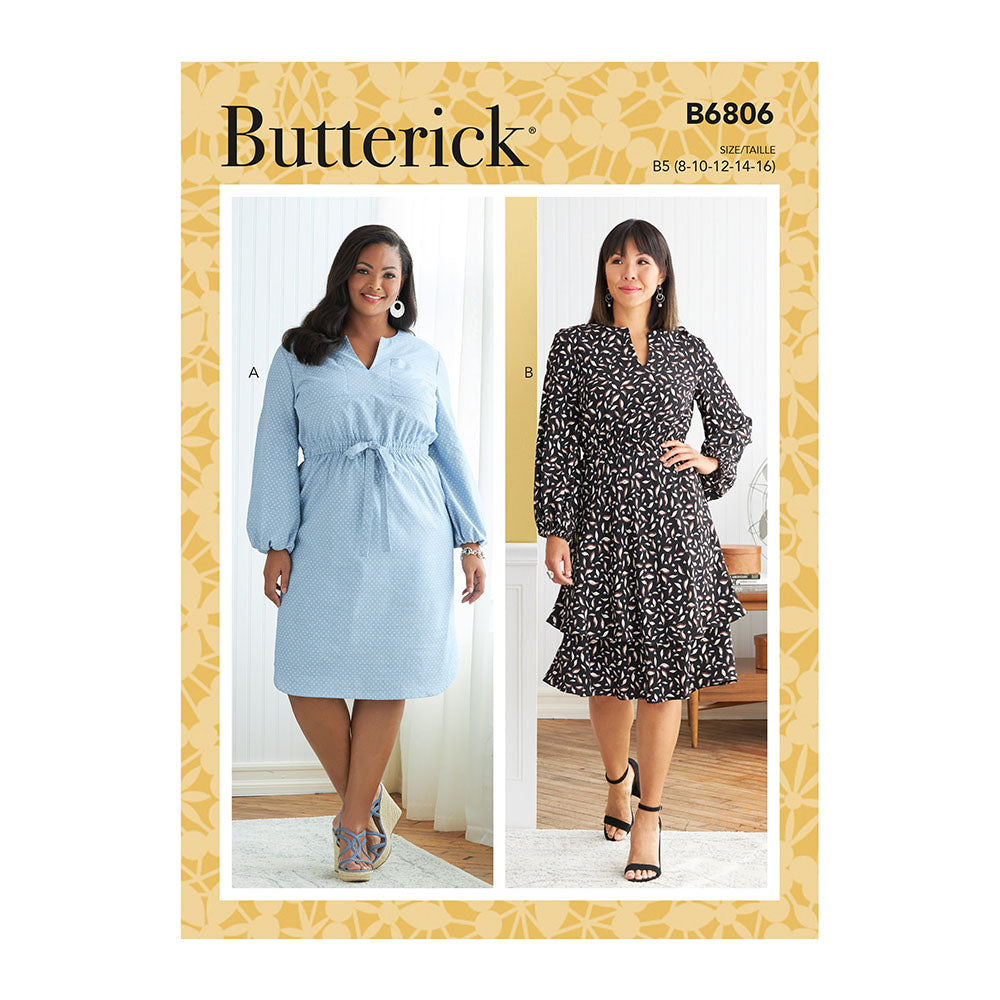 BUTTERICK B6806 Misses' & Women'S Dress