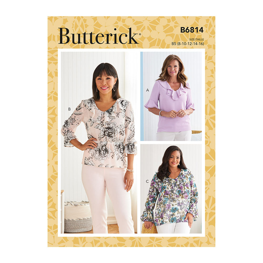 BUTTERICK B6814 Misses' & Women'S Top