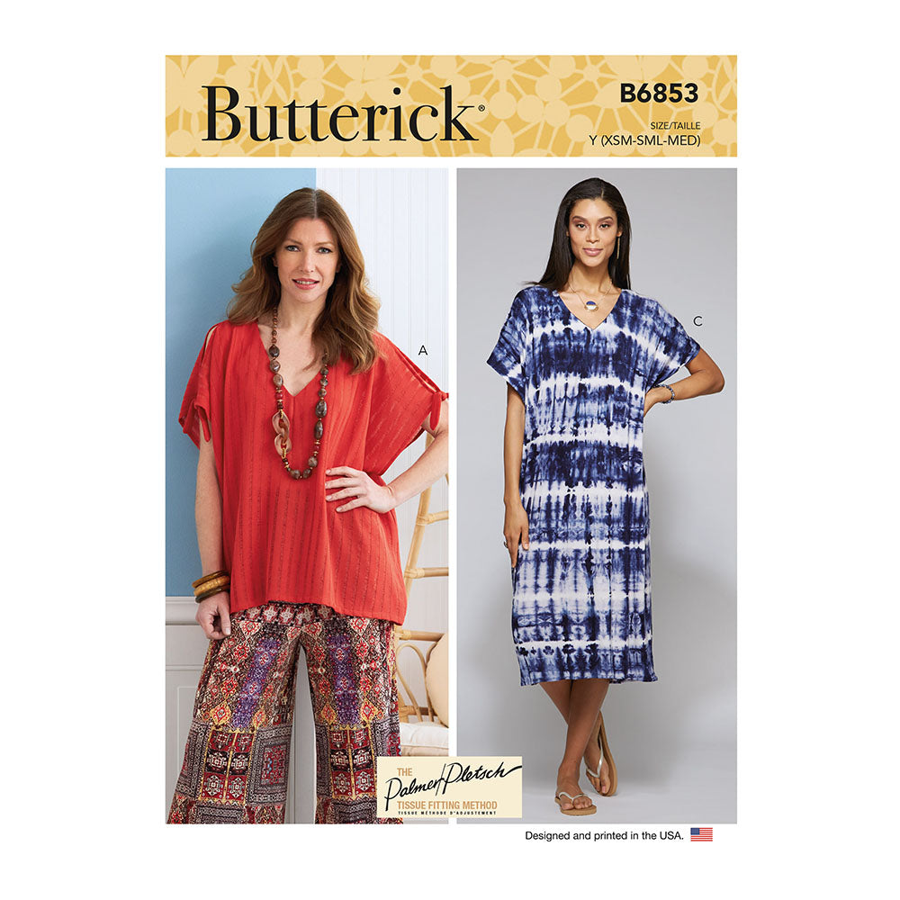 BUTTERICK B6853 Misses Tunic & Dress