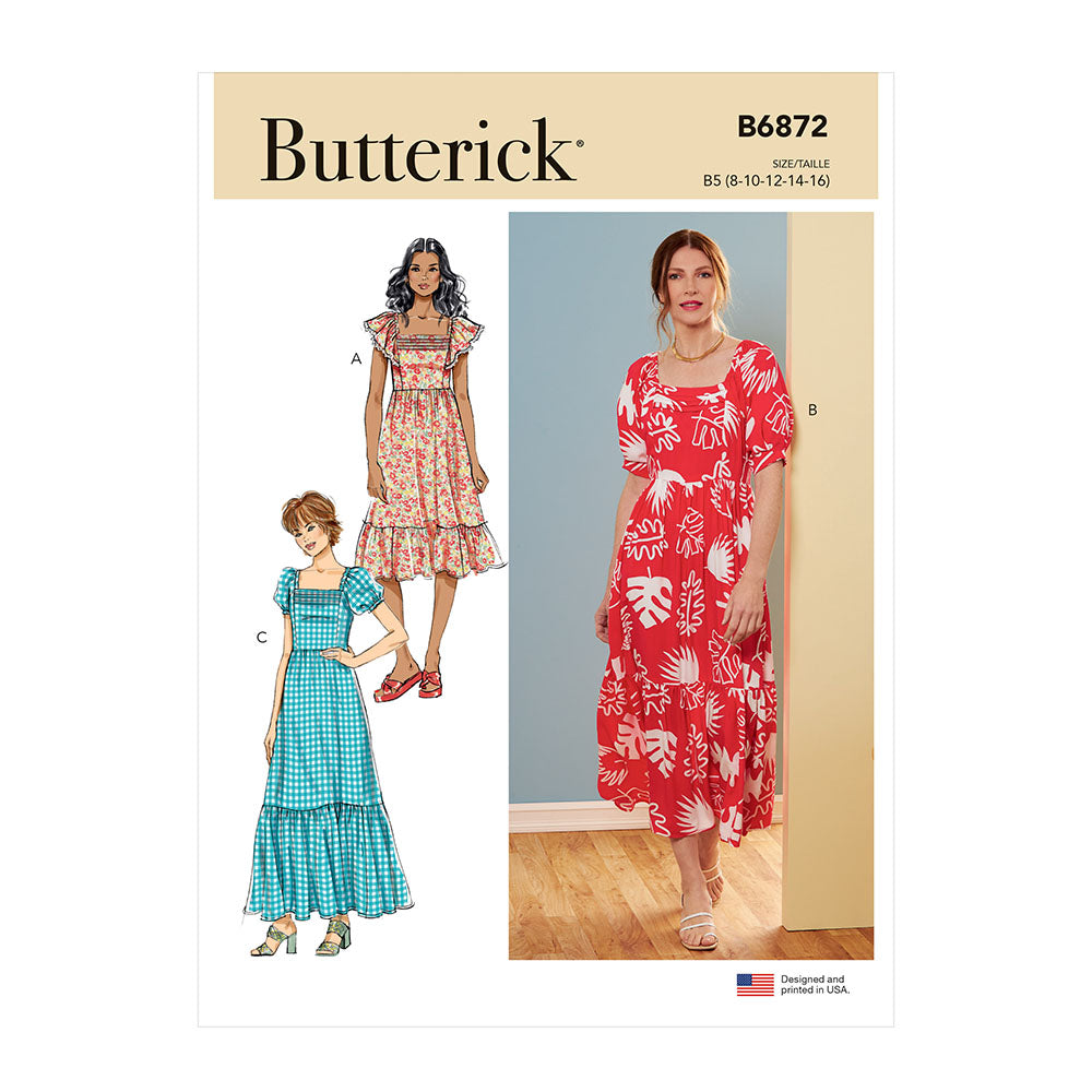 BUTTERICK B6872 Misses' Dress