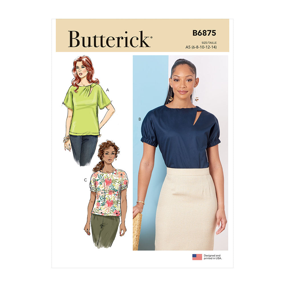 BUTTERICK B6875 Misses' Tops
