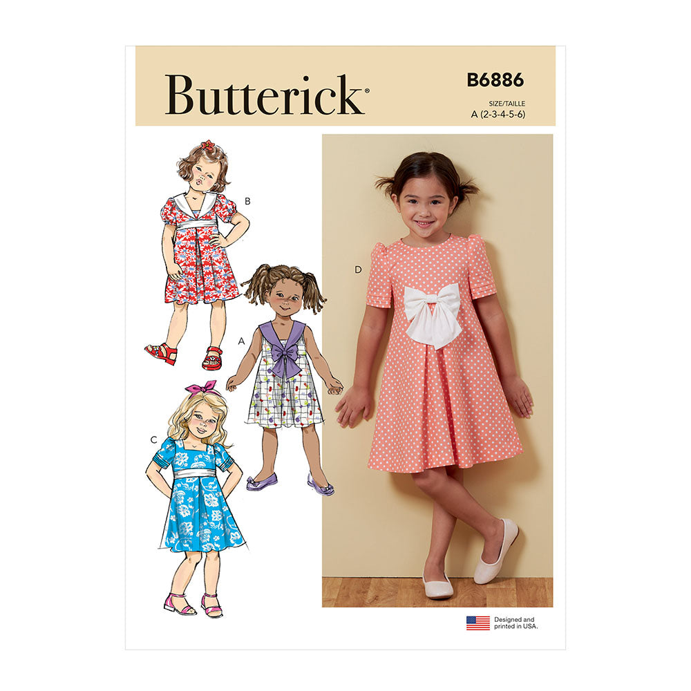 BUTTERICK B6886 Children'S Dress