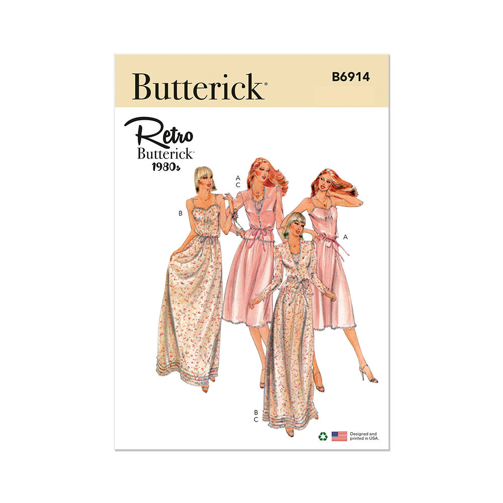 BUTTERICK B6914 Misses' Vintage Dress and Jacket