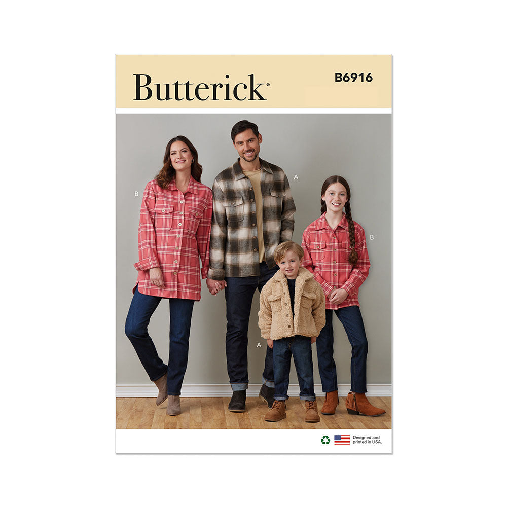 BUTTERICK B6916 Children'S, Teens' and Adults' Jacket