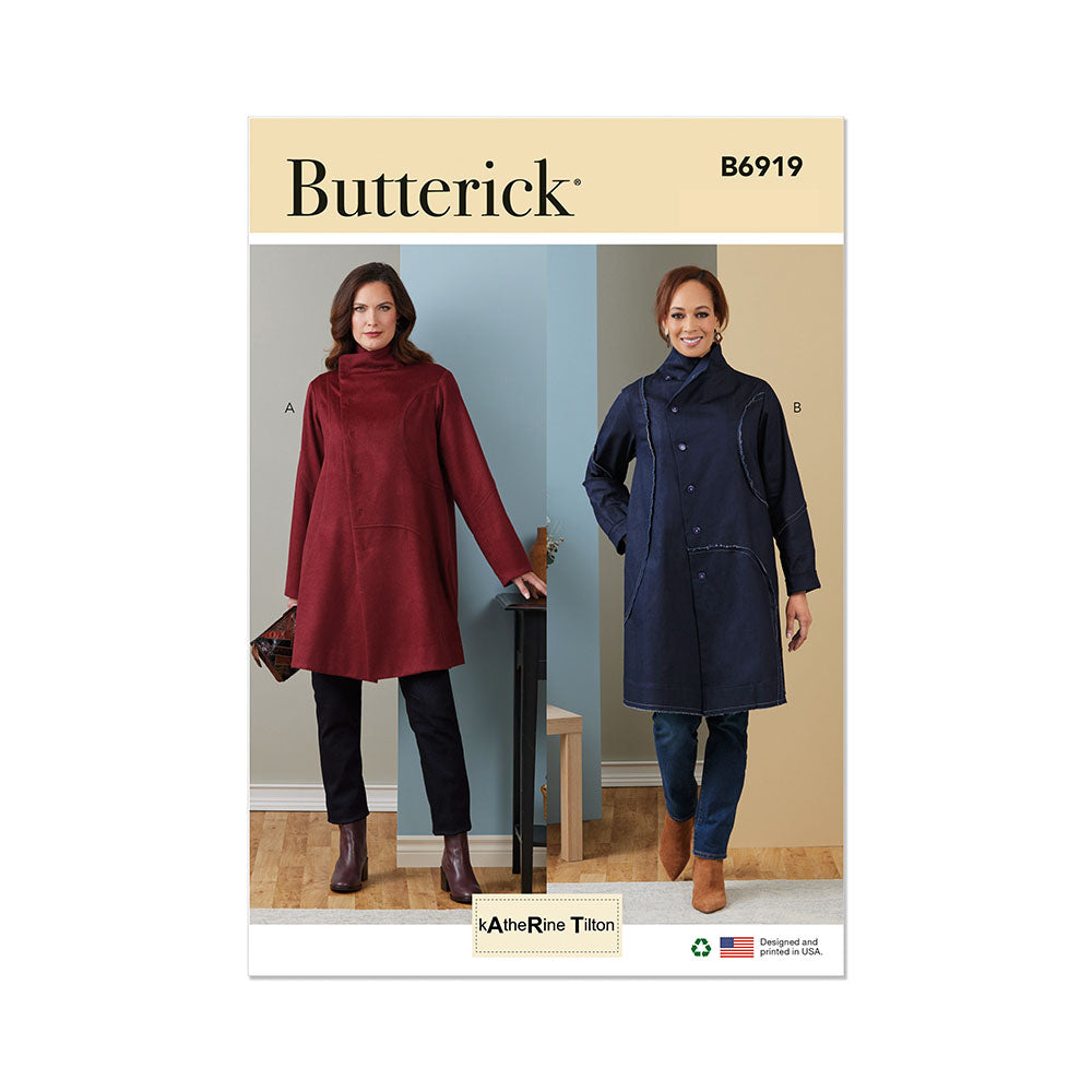 BUTTERICK B6919 Misses' Coat By Katherine Tilton