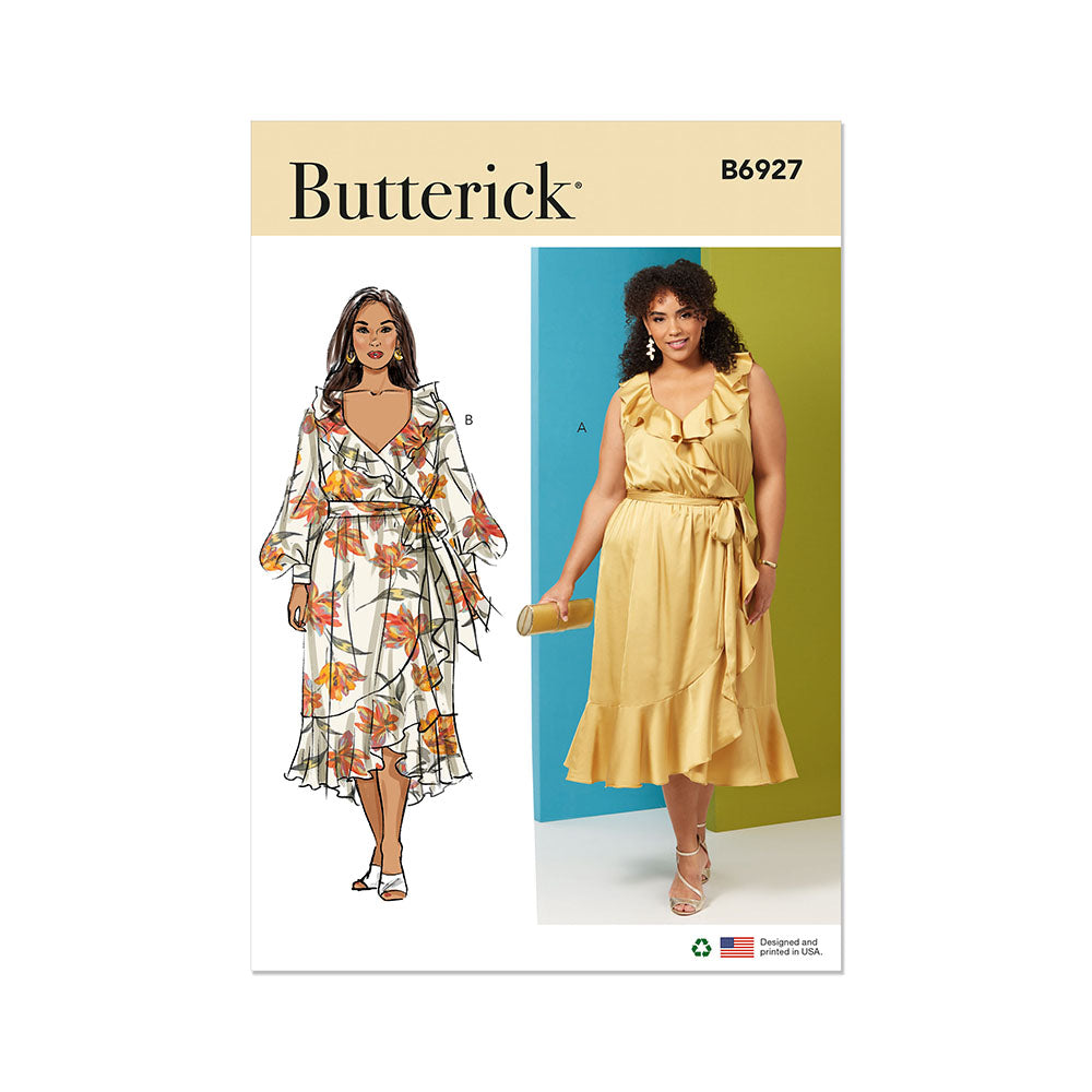 BUTTERICK B6927 Women'S Dress and Sash