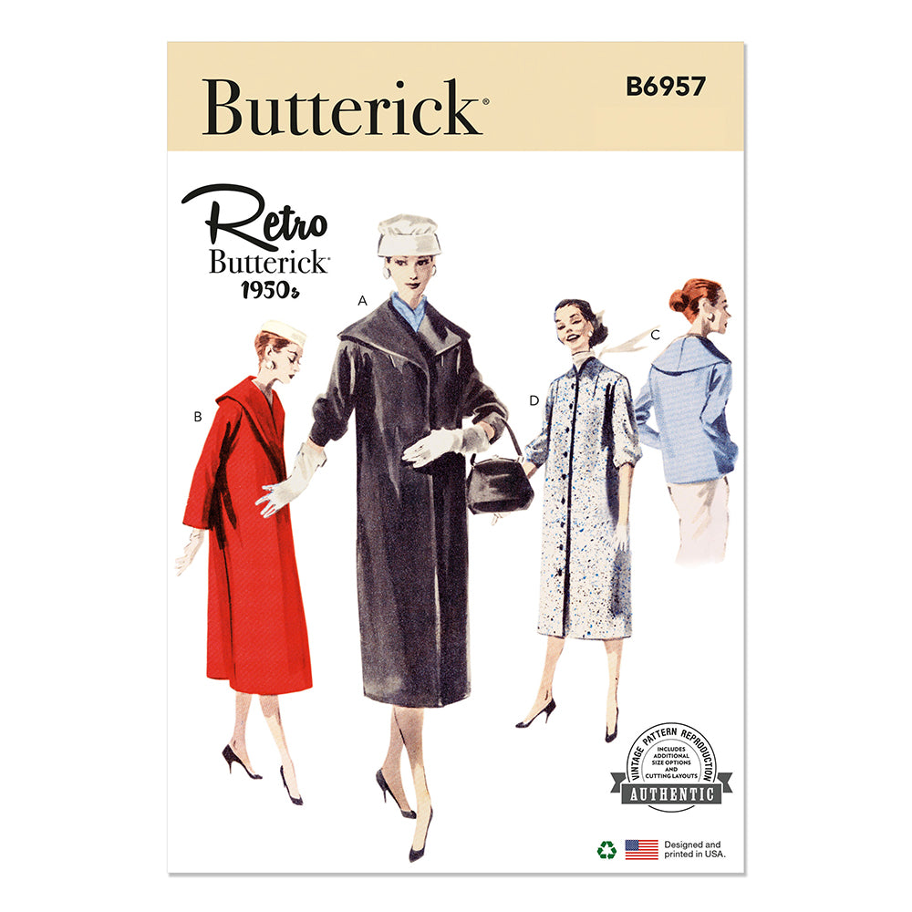 BUTTERICK B6957 Misses' Coats