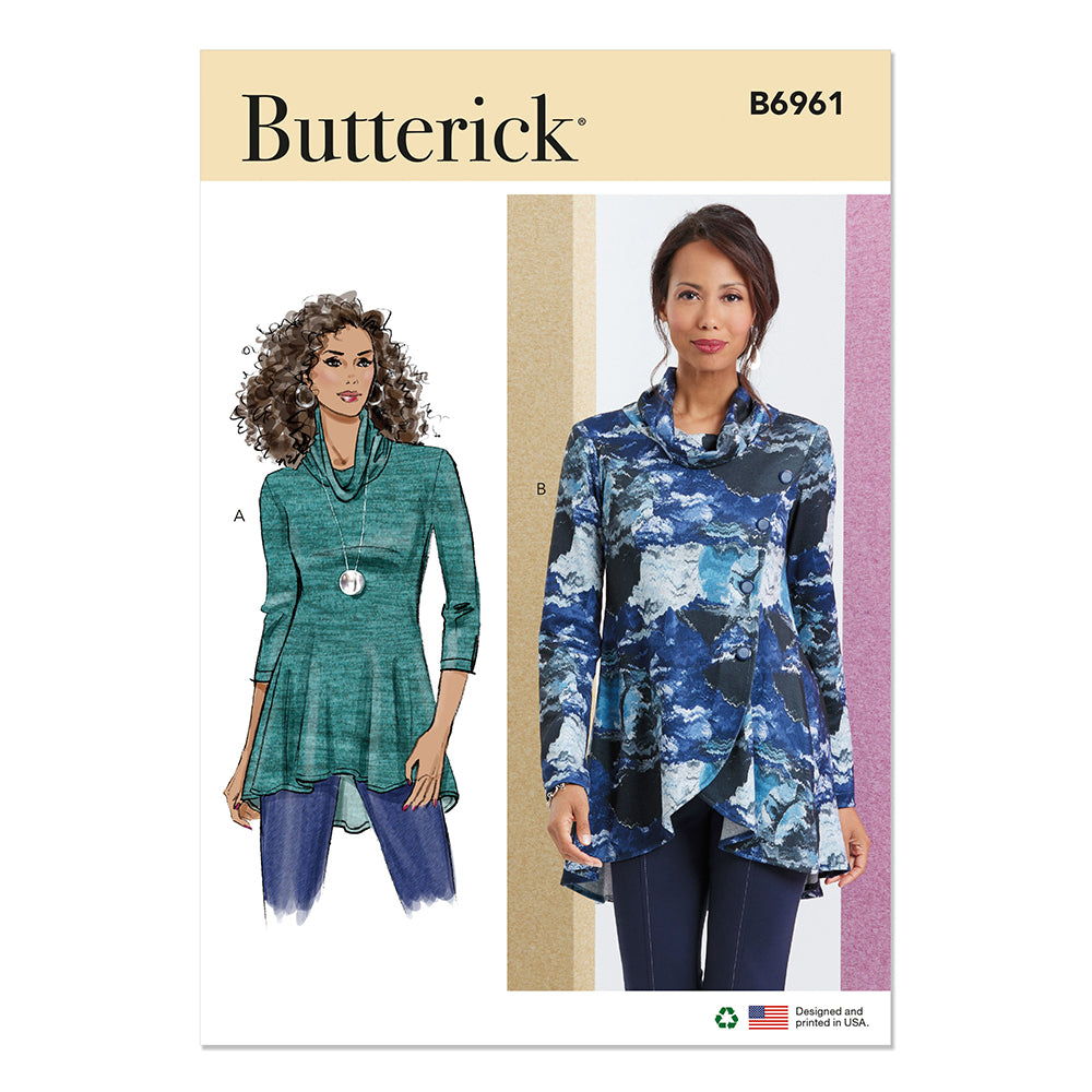 BUTTERICK B6961 Misses' Knit Tops