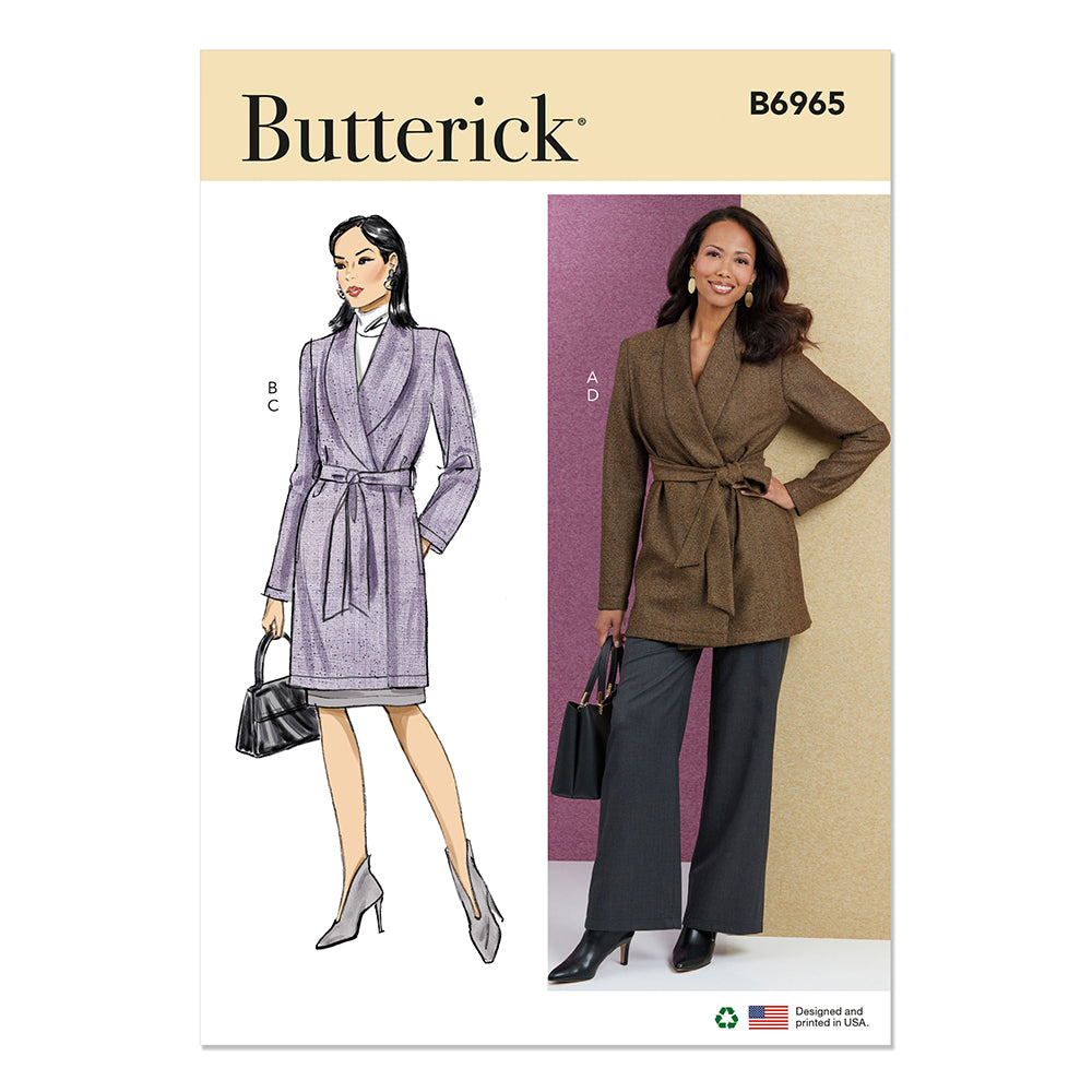 BUTTERICK B6965 Misses' Jacket, Skirt And Pants