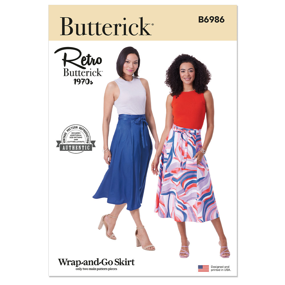 BUTTERICK B6986 Misses' Skirt