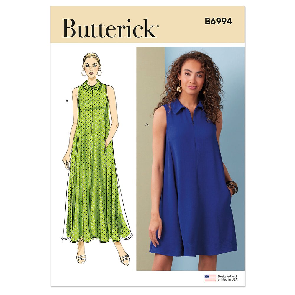 BUTTERICK B6994 Misses' Dress in Two Lengths