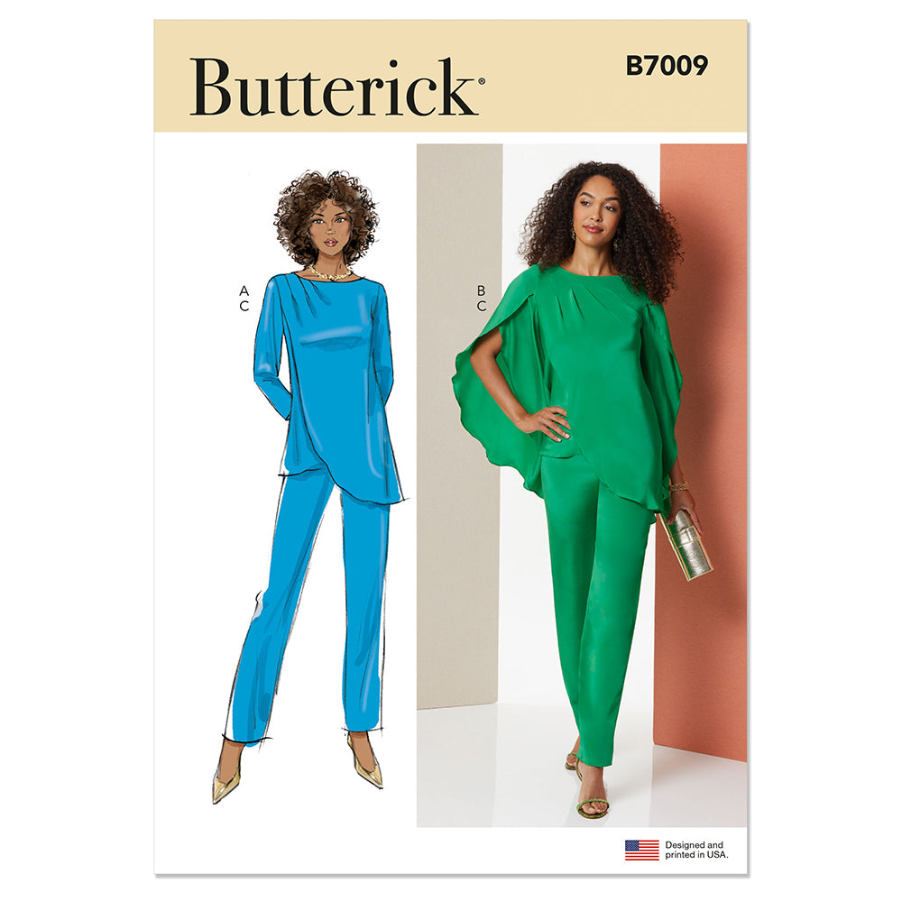 BUTTERICK B7009 Misses' Tunics and Pants