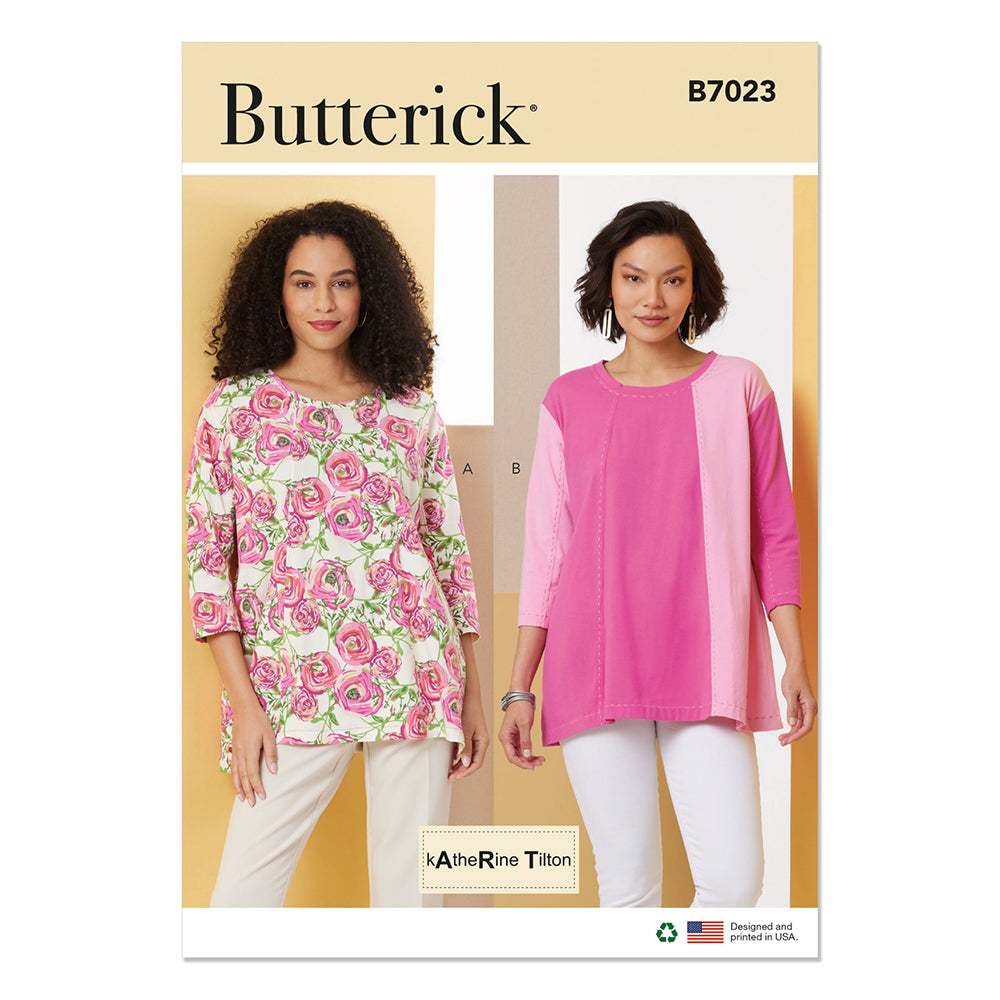 BUTTERICK B7023 Misses' Knit Tunics by Katherine Tilton