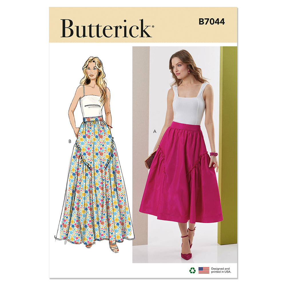 BUTTERICK B7044 Misses' Skirt in Two Lengths