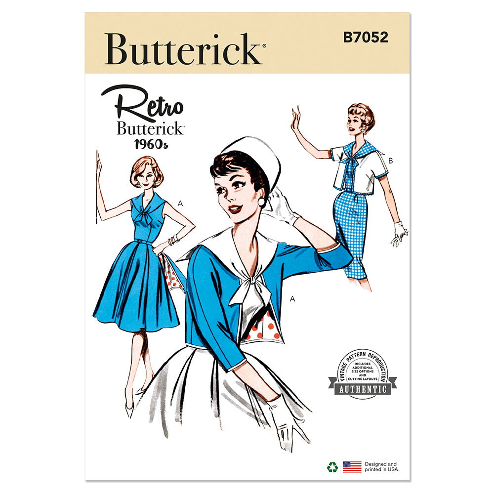 BUTTERICK B7052 Misses' Dress and Jacket