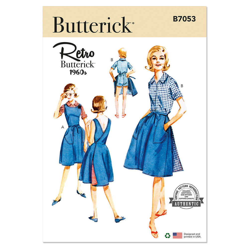 BUTTERICK B7053 Misses' Jumper, Skirt, Shorts and Blouse