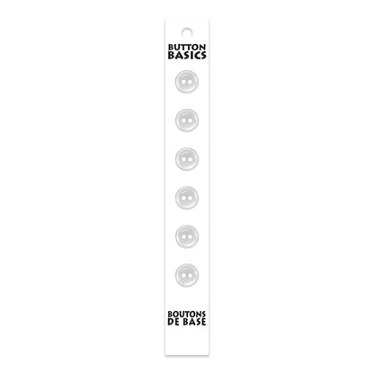 BUTTON BASICS 2-Hole Buttons – 10 mm (3/8 in.) – 6 pcs - verified H.A. Kidd additional view
