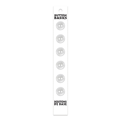 BUTTON BASICS 2-Hole Buttons – 12 mm (1/2 in.) – 6 pcs - verified H.A. Kidd additional view