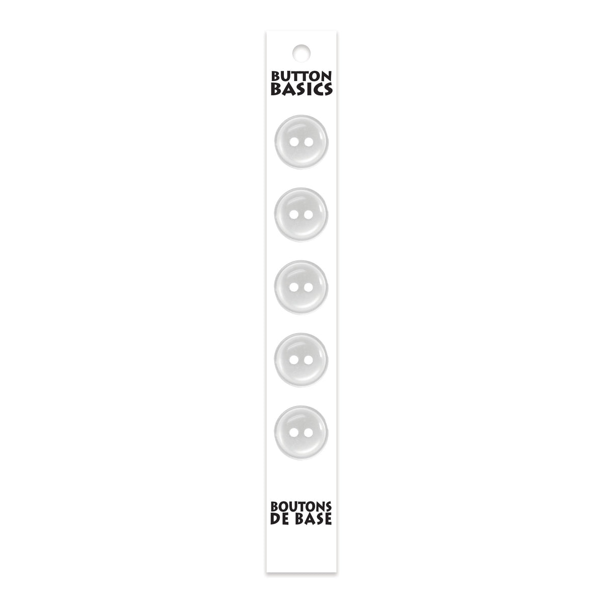 BUTTON BASICS 2-Hole Buttons – 14 mm (1/2 in.) – 5 pcs - verified H.A. Kidd additional view