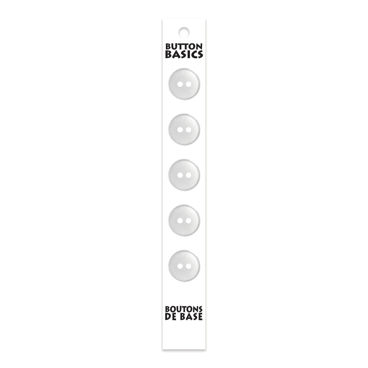 BUTTON BASICS 2-Hole Buttons – 14 mm (1/2 in.) – 5 pcs - verified H.A. Kidd additional view