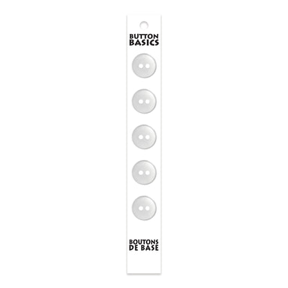 BUTTON BASICS 2-Hole Buttons – 14 mm (1/2 in.) – 5 pcs - verified H.A. Kidd additional view