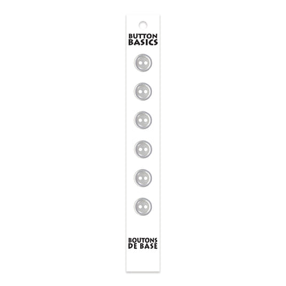 BUTTON BASICS 2-Hole Buttons – 10 mm (3/8 in.) – 6 pcs - verified H.A. Kidd additional view