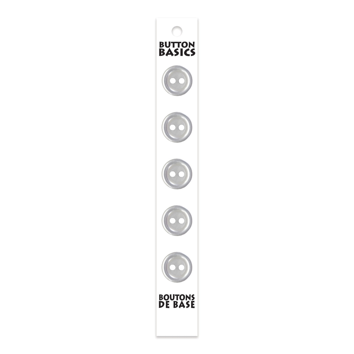 BUTTON BASICS 2-Hole Buttons – 14 mm (1/2 in.) – 5 pcs - verified H.A. Kidd additional view
