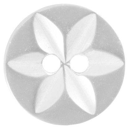 BUTTON BASICS 10 mm (3/8 in.) 2-hole buttons, 6-piece pack