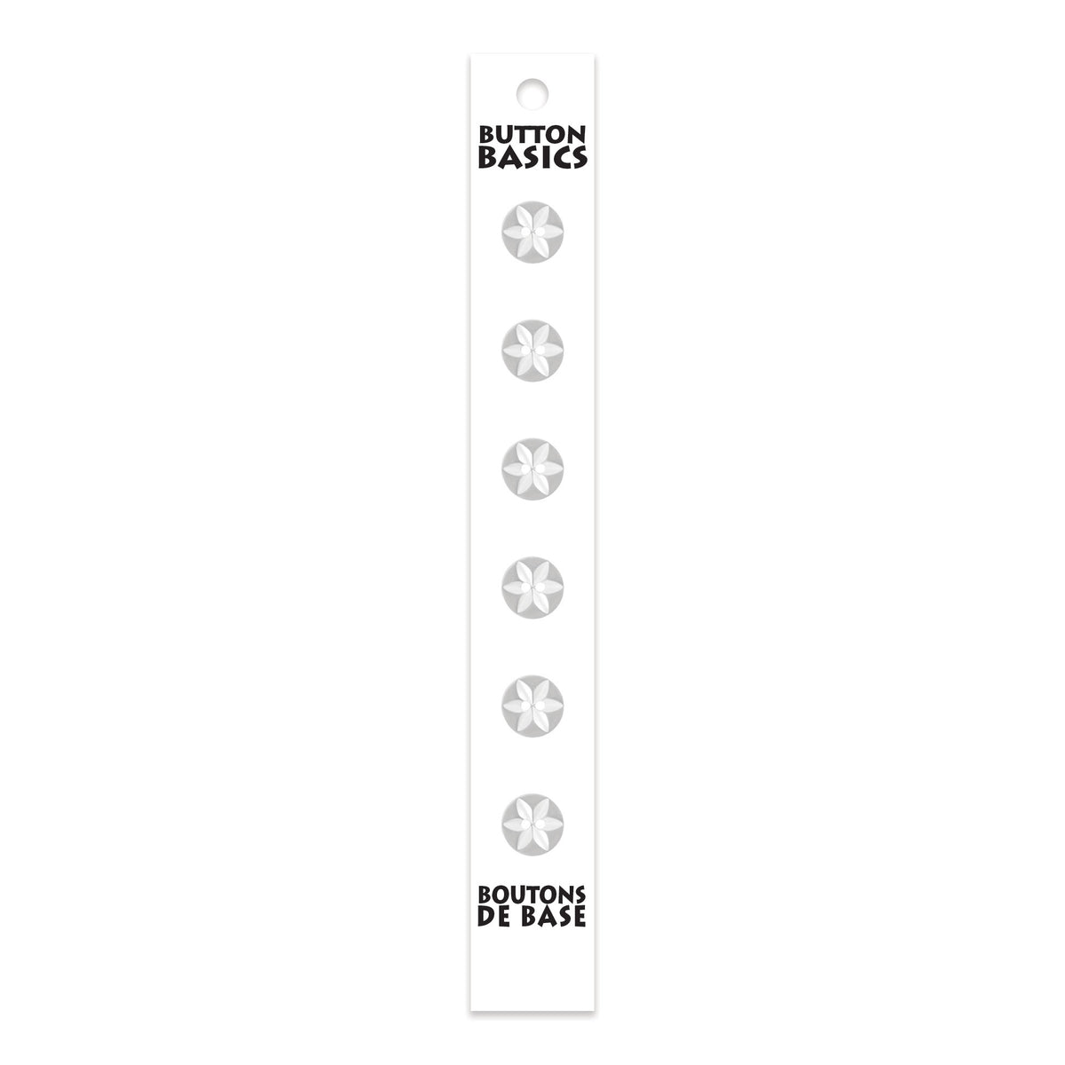 BUTTON BASICS 2-Hole Buttons – 10 mm (3/8 in.) – 6 pcs - verified H.A. Kidd additional view