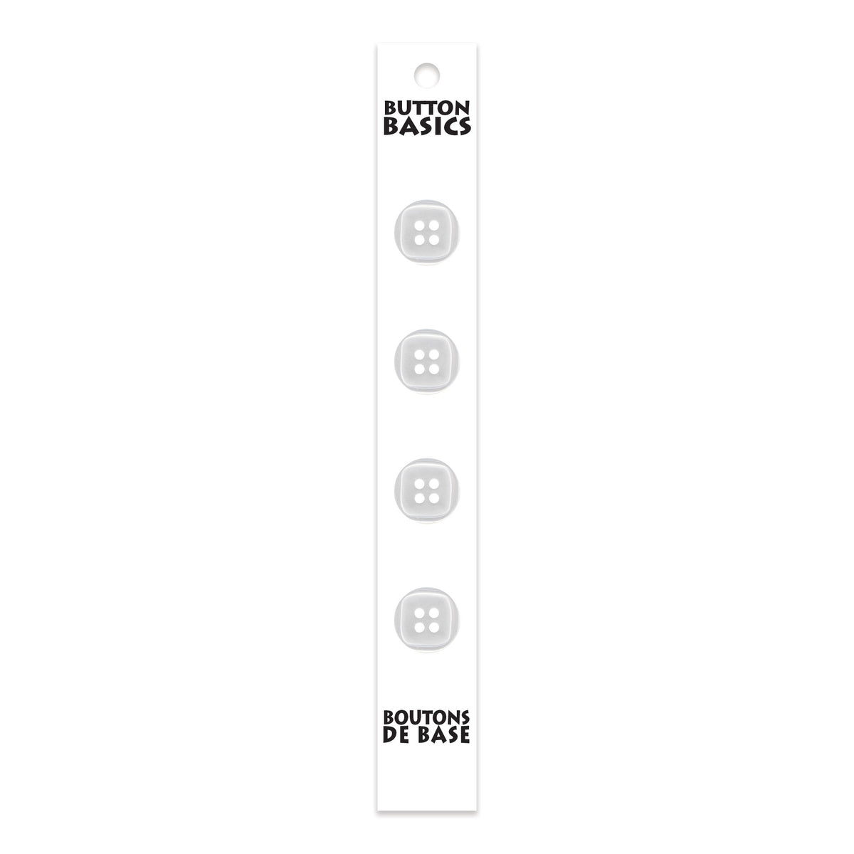 BUTTON BASICS 4-Hole Buttons — 12 mm (1/2 in.) — 4 pcs - verified H.A. Kidd additional view