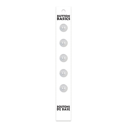 BUTTON BASICS 2 Hole Buttons - 11 mm (3/8 in.) - 5 pcs - verified H.A. Kidd additional view