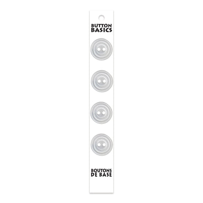 BUTTON BASICS 2 Hole Buttons - 18 mm (3/4 in.) - 4 pcs - verified H.A. Kidd additional view