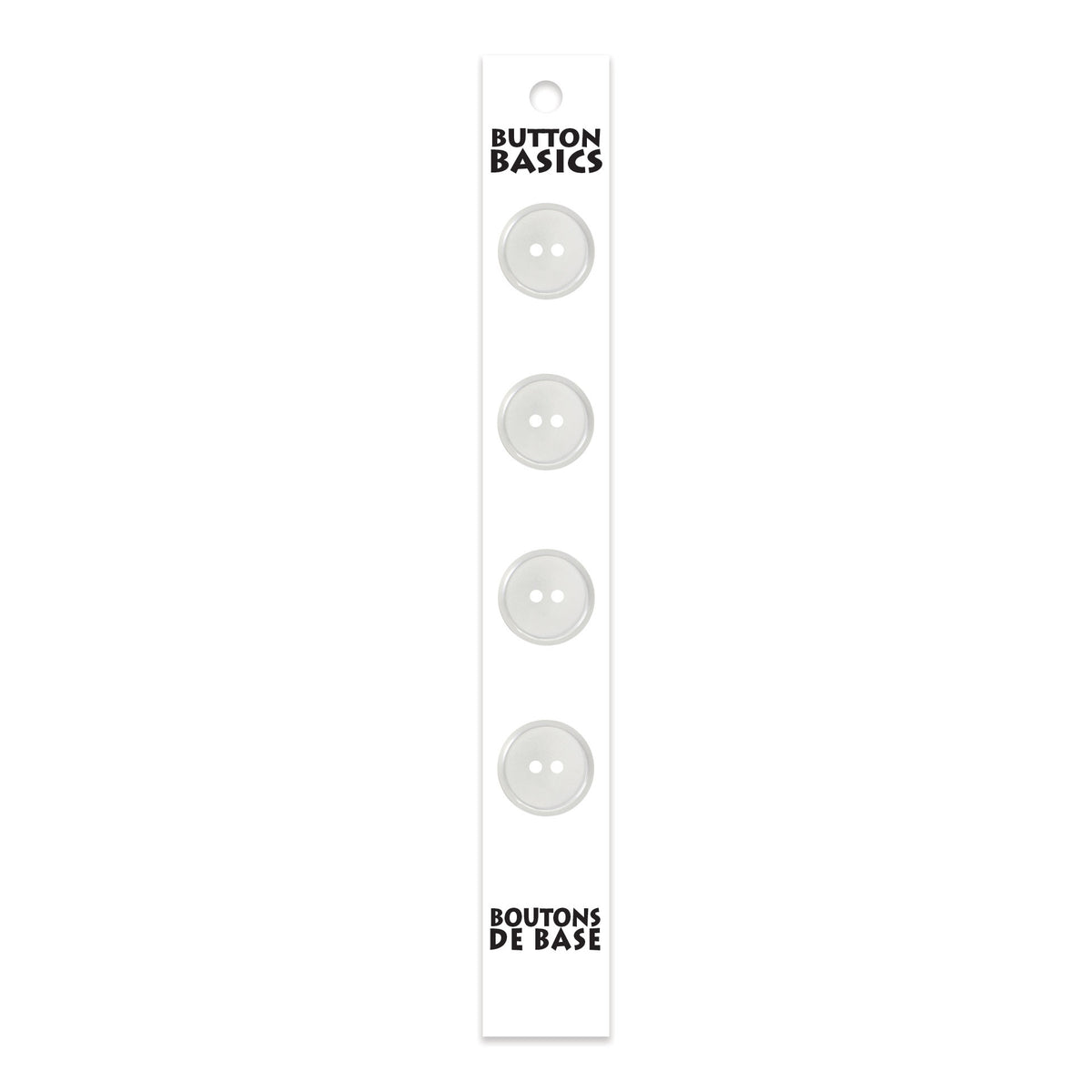 BUTTON BASICS 2-Hole Buttons – 15 mm (5/8 in.) – 4 Pack - verified H.A. Kidd additional view