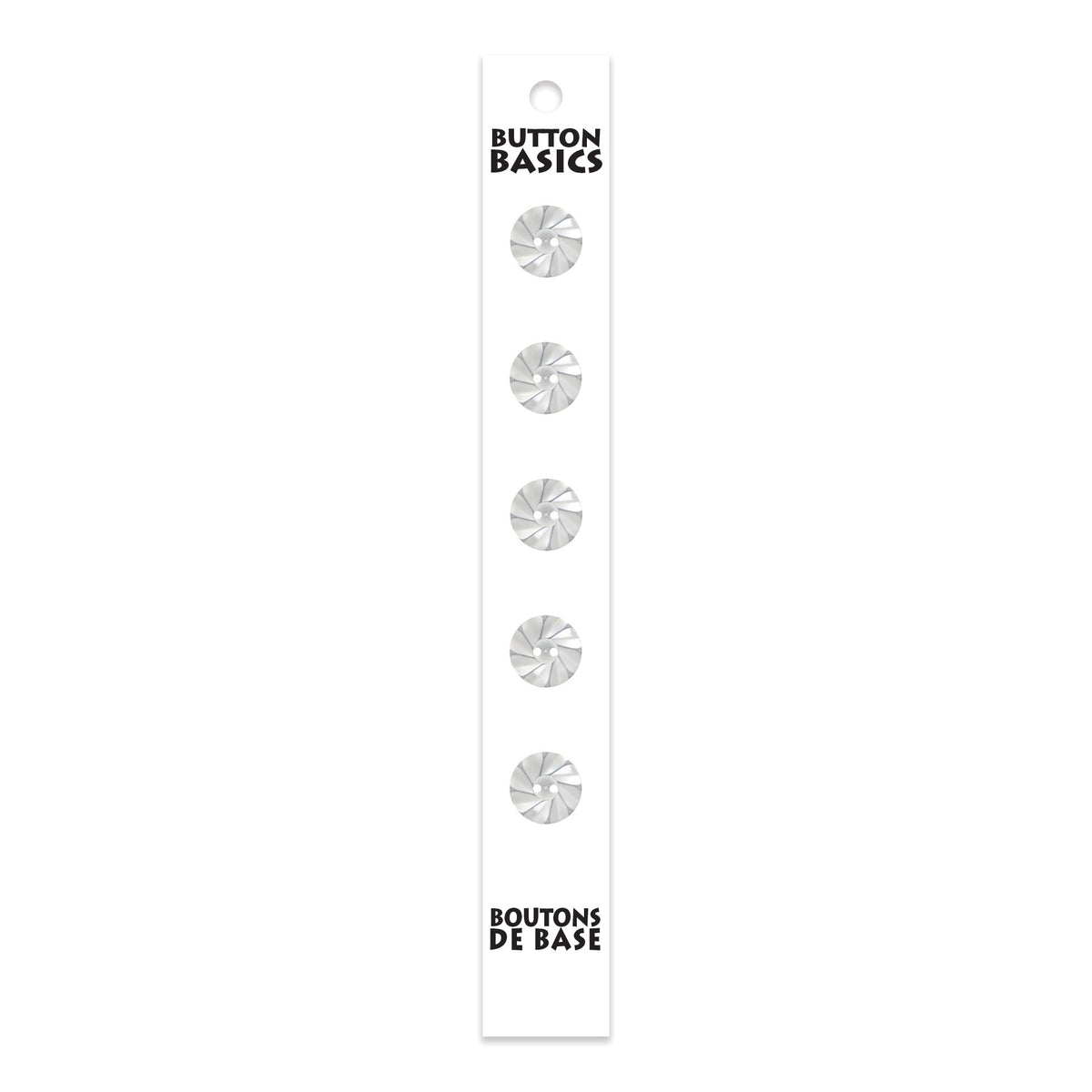 BUTTON BASICS 2 Hole Buttons - 11 mm (3/8 in.) - 5 pcs - verified H.A. Kidd additional view