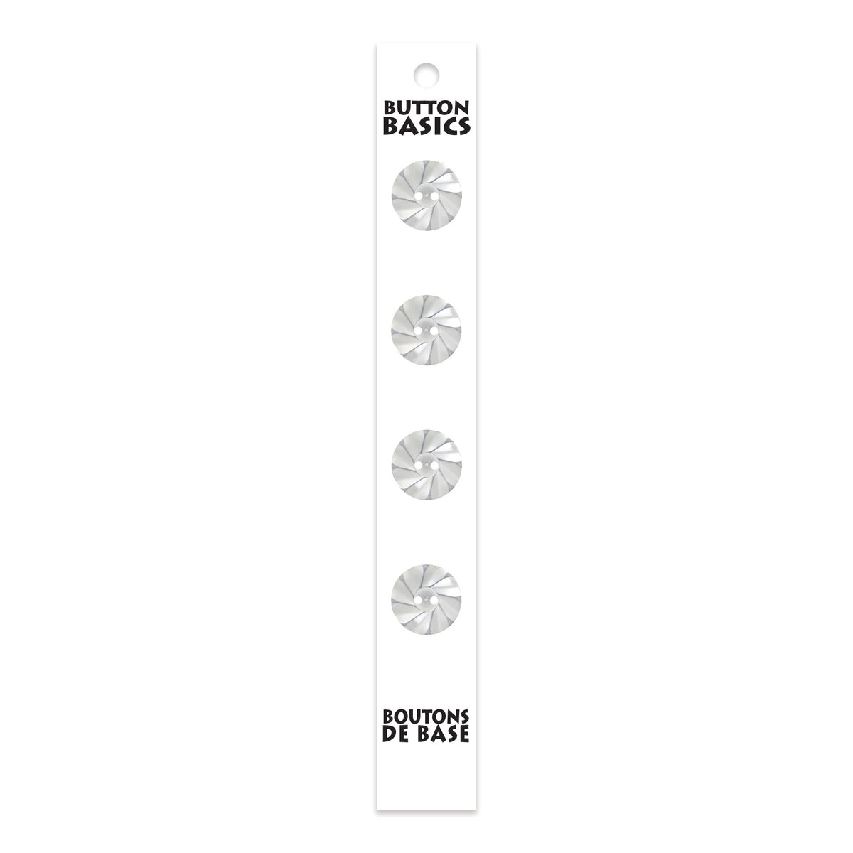 BUTTON BASICS 2 Hole Buttons - 14 mm (1/2 in.) - 4 pcs - verified H.A. Kidd additional view
