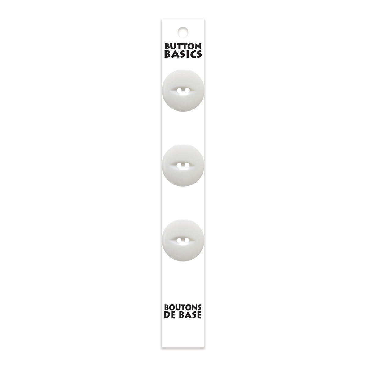 BUTTON BASICS 2 Hole Buttons - 19 mm (3/4 in.) - 3 pcs - verified H.A. Kidd additional view