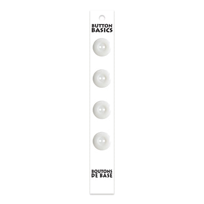 BUTTON BASICS 2 Hole Buttons - 15 mm (5/8 in.) - 4 pcs - verified H.A. Kidd additional view