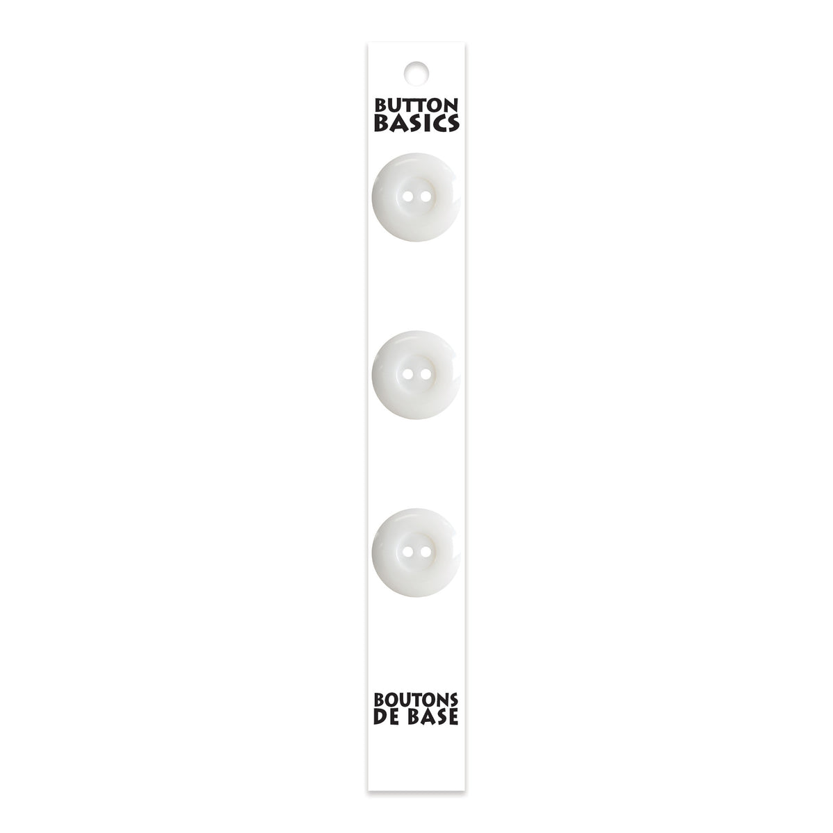 BUTTON BASICS 2 Hole Buttons - 19 mm (3/4 in.) - 3 pcs - verified H.A. Kidd additional view