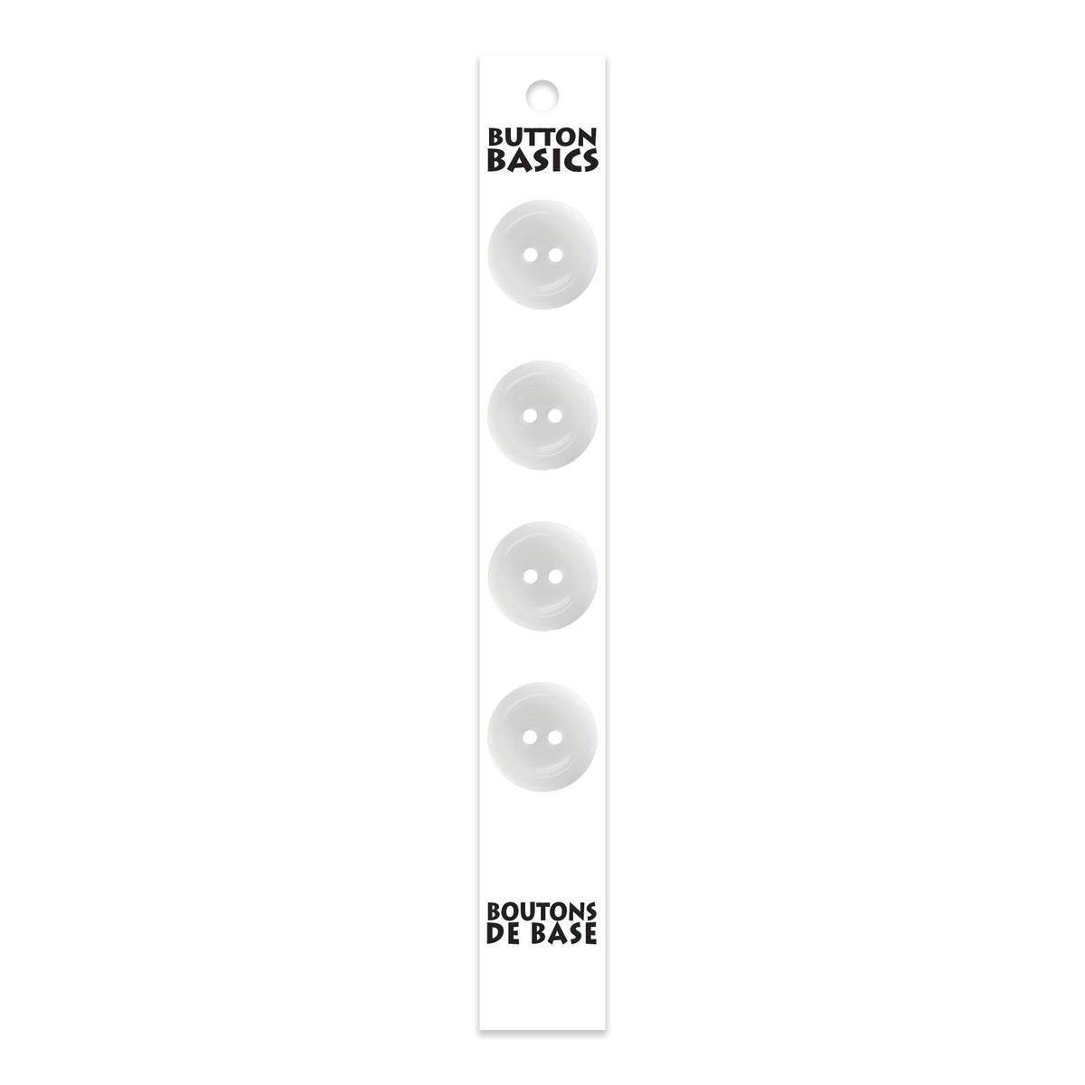 BUTTON BASICS 2-Hole Buttons – 18 mm (3/4 in.) – 4 pcs - verified H.A. Kidd additional view