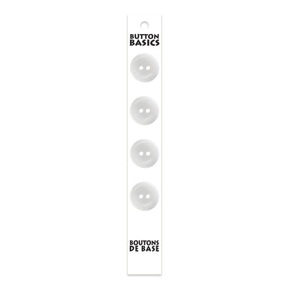 BUTTON BASICS 2-Hole Buttons – 18 mm (3/4 in.) – 4 pcs - verified H.A. Kidd additional view