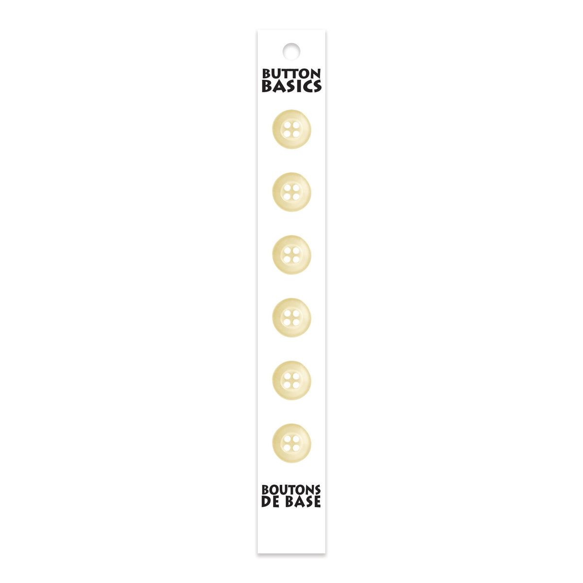 BUTTON BASICS 4-Hole Buttons – 11 mm (3/8 in.) – 6 pcs - verified H.A. Kidd additional view
