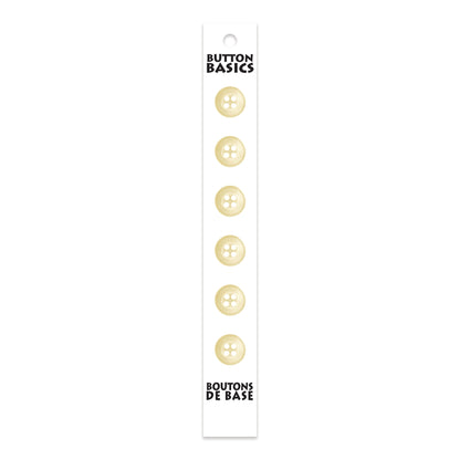 BUTTON BASICS 4-Hole Buttons – 11 mm (3/8 in.) – 6 pcs - verified H.A. Kidd additional view