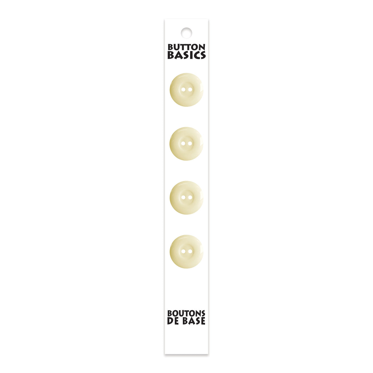 BUTTON BASICS 2-Hole Buttons – 15 mm (5/8 in.) – 4 pcs - verified H.A. Kidd additional view